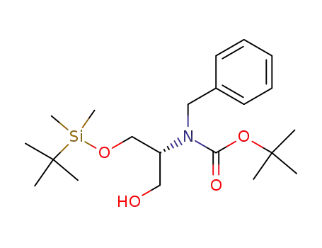 Benzyl-[(R)-2-(tert-butyl-dimethyl-silanyloxy)-1-hydroxymethyl-ethyl]-carbamic acid tert-butyl ester