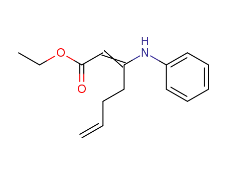 (E)-3-Phenylamino-hepta-2,6-dienoic acid ethyl ester