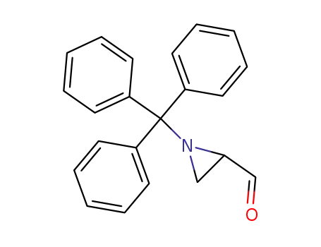 Molecular Structure of 173277-15-1 (2-ForMyl-1-trityl-aziridi...)