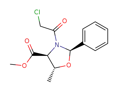 (2R,4S,5R)-(+)-Methyl 3-(2-chloroacetyl)-5-methyl-2-phenyl-1,3-oxazolidine-4-carboxylate