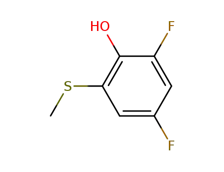3,5-difluoro-2-hydrxyphenyl methyl sulfide