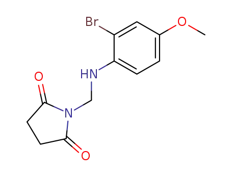 N-(2-bromo-4-methoxyanilinomethyl)succinimide