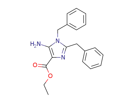 5-Amino-1,2-dibenzyl-1H-imidazole-4-carboxylic acid ethyl ester