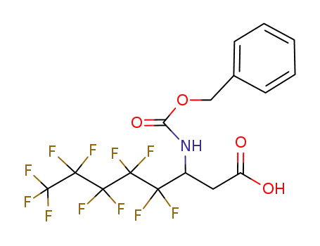 3-(N-benzyloxycarbonyl)amino undecafluoro,2H, ethyloctanoic acid