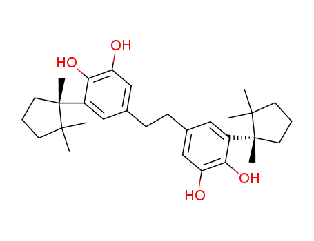 1,2-Benzenediol,4,4'-(1,2-ethanediyl)bis[6-[(1S)-1,2,2-trimethylcyclopentyl]-