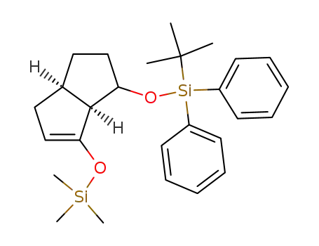 (3aR,6aS)-1-(tert-Butyl-diphenyl-silanyloxy)-6-trimethylsilanyloxy-1,2,3,3a,4,6a-hexahydro-pentalene