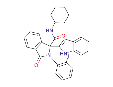 N-cyclohexyl-1-(1H-indol-2-yl)-2-(2-iodophenyl)-3-oxoisoindoline-1-carboxamide