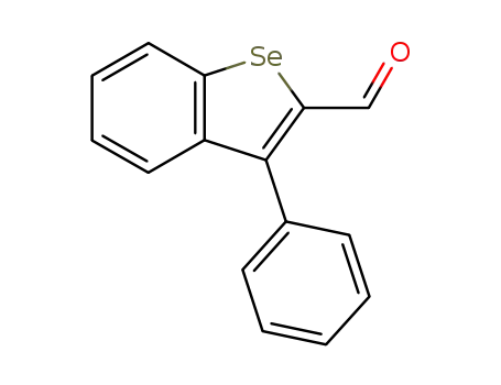 Molecular Structure of 27432-69-5 (Benzo[b]selenophene-2-carboxaldehyde, 3-phenyl-)