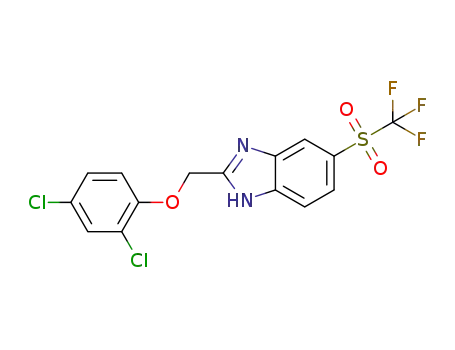2-(2,4-dichlorophenoxymethyl)-5-trifluoromehylsulfonylbenzimidazole
