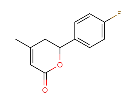 6-(4-fluoro-phenyl)-4-methyl-5,6-dihydro-pyran-2-one