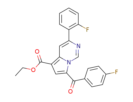 C<sub>23</sub>H<sub>16</sub>F<sub>2</sub>N<sub>2</sub>O<sub>3</sub>