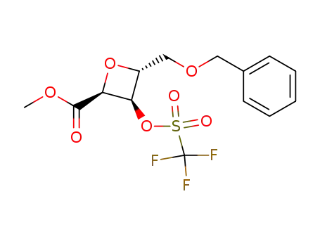 methyl 2,4-anhydro-5-O-benzyl-3-O-trifluoromethanesulfonyl-D-arabinonate