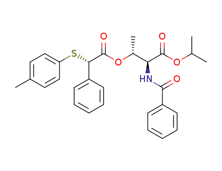 N-benzoyl-O-[α-(p-methylphenylthio)-α-phenylacetyl]-L-threonine isopropyl ester