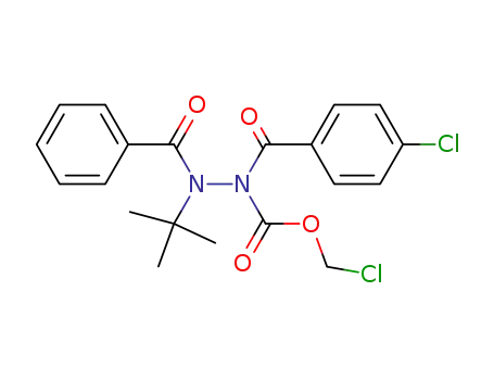 N'-benzoyl-N'-tert-butyl-N-(4-chlorobenzoyl)hydrazine-carboxylic acid chloromethyl ester