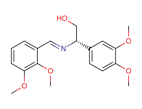 (2S)-(-)-2-[(E)-2,3-dimethoxybenzylideneamino]-2-(3,4-dimethoxyphenyl)ethanol