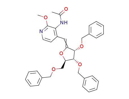 N-{4-[(3R,4R,5R)-3,4-Bis-benzyloxy-5-benzyloxymethyl-dihydro-furan-(2Z)-ylidenemethyl]-2-methoxy-pyridin-3-yl}-acetamide
