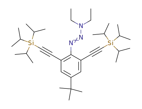 N,N-diethyl-N'-[2,6-bis(triisopropylsilylethynyl)-4-tert-butylphenyl]triazene
