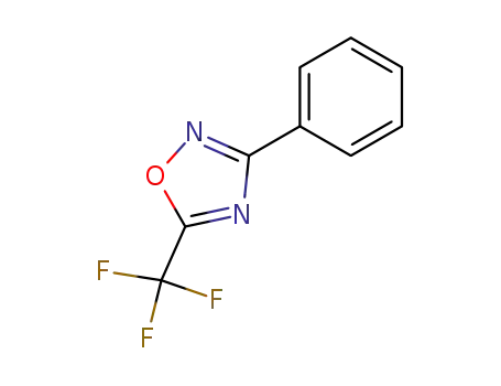 Molecular Structure of 1736-55-6 (1,2,4-Oxadiazole, 3-phenyl-5-(trifluoromethyl)-)