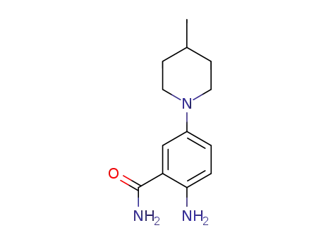 2-amino-5-(4-methylpiperidinyl)benzamide