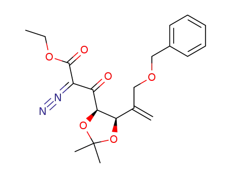 ethyl (4R,5R)-2-diazo-6-[(benzyloxy)methyl]-4,5-isopropylenedioxy-3-oxo-6-heptenoate