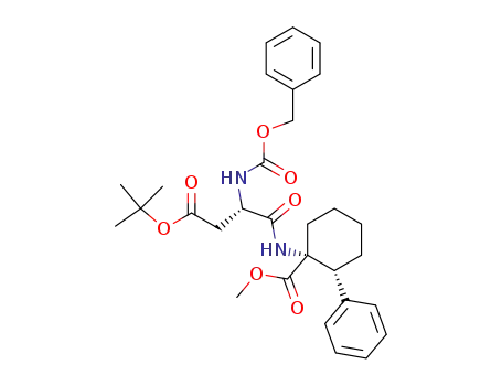 (1R,2R)-1-((S)-2-Benzyloxycarbonylamino-3-tert-butoxycarbonyl-propionylamino)-2-phenyl-cyclohexanecarboxylic acid methyl ester