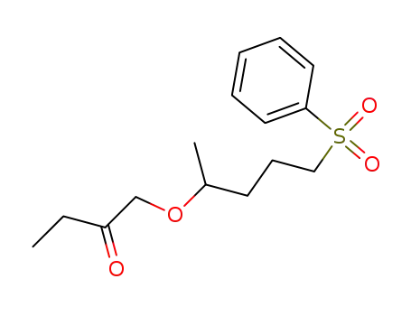 1-(4-benzenesulfonyl-1-methyl-butoxy)-butan-2-one