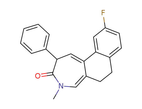 3H-Naphth[2,1-c]azepin-3-one,
10-fluoro-2,4,6,7-tetrahydro-4-methyl-2-phenyl-