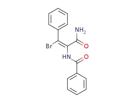 (Z)-N-(3-amino-1-bromo-3-oxo-1-phenylprop-1-en-2-yl)benzamide