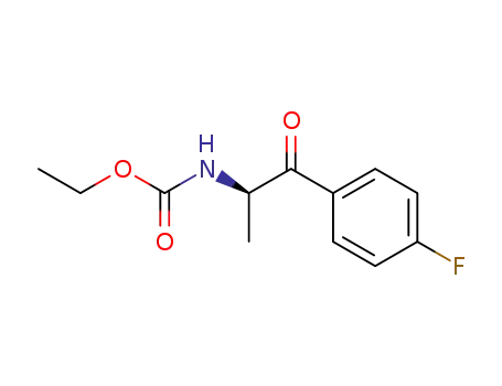 Carbamic acid, [(1R)-2-(4-fluorophenyl)-1-methyl-2-oxoethyl]-, ethyl
ester