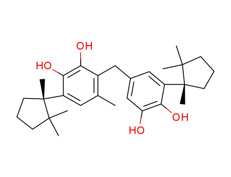 1,2-Benzenediol,3-[[3,4-dihydroxy-5-[(1S)-1,2,2-trimethylcyclopentyl]phenyl]methyl]-4-methyl-6-[(1S)-1,2,2-trimethylcyclopentyl]-
