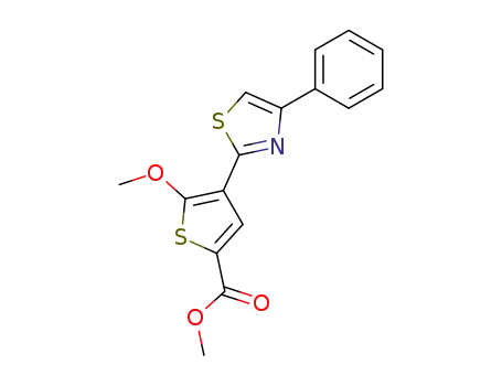 methyl 5-methoxy-4-(4-phenyl(1,3-thiazol-2-yl))thiophene-2-carboxylate