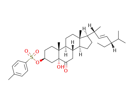 (22E)-5α-hydroxy-3β-tosyloxystigmast-22-en-6-one
