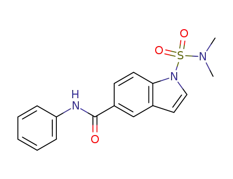 1-(N,N-dimethylsulfamoyl)-1H-indole-5-(N-phenyl)carboxamide