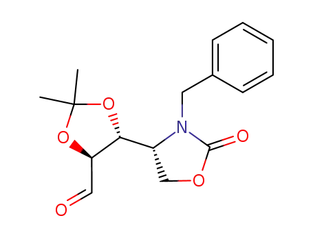 (4S,5R)-5-[(4R)-3-benzyl-2-oxo-1,3-oxazolidin-4-yl]-2,2-dimethyl-1,3-dioxolane-4-carbaldehyde