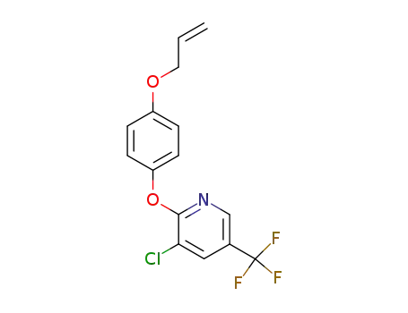 Molecular Structure of 451456-48-7 (3-chloro-2-[4-(prop-2-enyloxy)phenoxy]-5-(trifluoromethyl)pyridine)