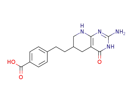 4-<2-(2-Amino-1,4,5,6,7,8-hexahydro-4-oxopyrido<2,3-d>pyrimidin-6-yl)ethyl>benzonic acid