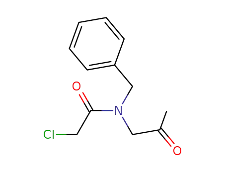 <i>N</i>-benzyl-2-chloro-<i>N</i>-(2-oxo-propyl)-acetamide