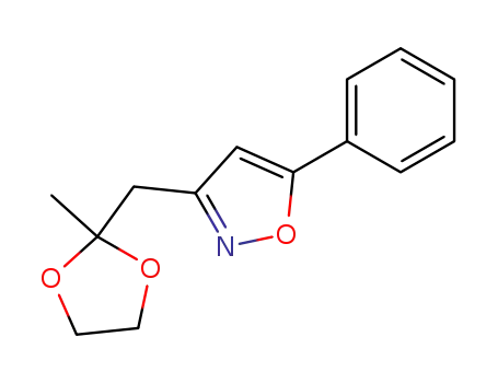 3-(2-methyl-[1,3]dioxolan-2-ylmethyl)-5-phenyl-isoxazole