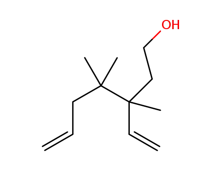 3,4,4-trimethyl-3-vinyl-hept-6-en-1-ol