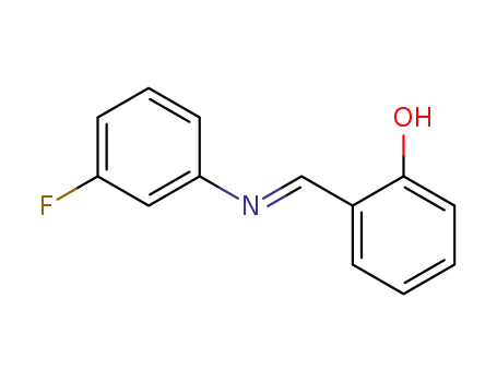 Molecular Structure of 25059-49-8 (Phenol, 2-[[(3-fluorophenyl)imino]methyl]-)