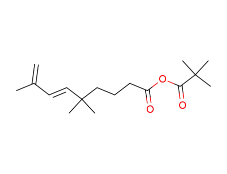 Pivaloyl (E)-5,5,8-trimethylnona-6,8-dienoyl anhydride