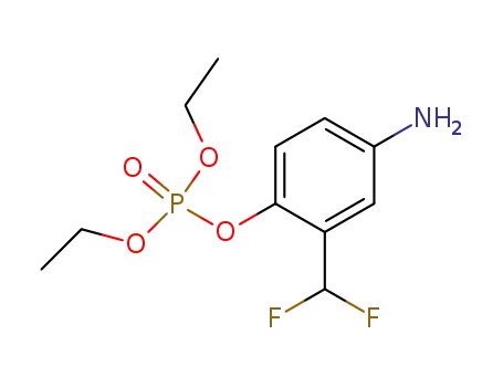 Phosphoric acid, 4-amino-2-(difluoromethyl)phenyl diethyl ester