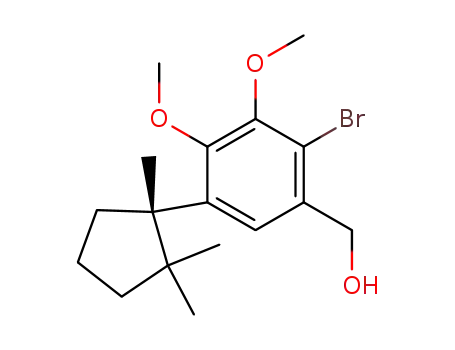 (1'S)-2-Bromo-3,4-dimethoxy-5-(1',2',2'-trimethylcyclopentyl)phenyl-1-methanol