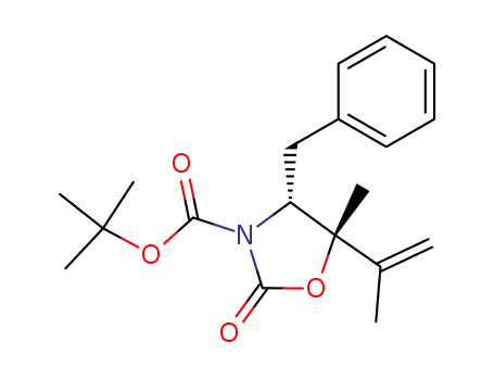 3-Oxazolidinecarboxylic acid,
5-methyl-5-(1-methylethenyl)-2-oxo-4-(phenylmethyl)-, 1,1-dimethylethyl
ester, (4R,5S)-