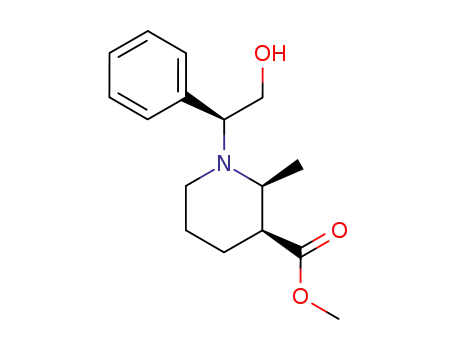 (1S)-(2S)-(3S)-1-(2-hydroxy-1-phenyl-ethyl)-2-methyl-piperidine-3-carboxylic acid methyl ester