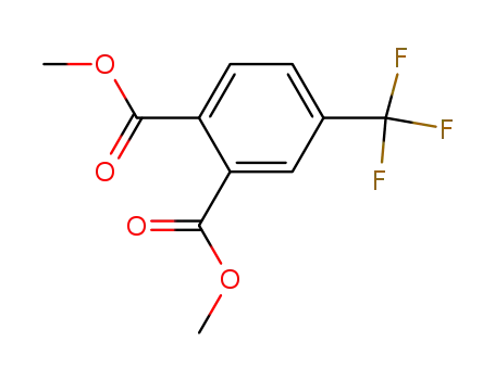 Molecular Structure of 728-47-2 (Dimethyl 4-(trifluoromethyl)phthalate)
