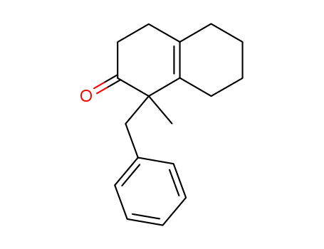 2(1H)-Naphthalenone,
3,4,5,6,7,8-hexahydro-1-methyl-1-(phenylmethyl)-