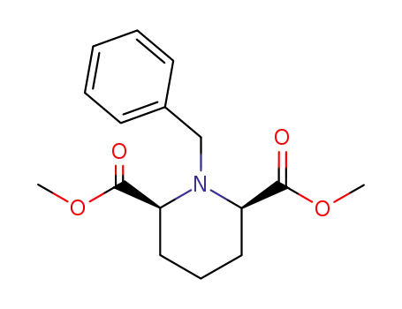 2,6-Piperidinedicarboxylic acid, 1-(phenylmethyl)-, dimethyl ester,
(2R,6S)-rel-
