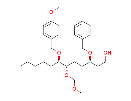 (3R,6S,7R)-3-(benzyloxy)-7-((4-methoxybenzyl)oxy)-6-(methoxymethoxy)dodecan-1-ol