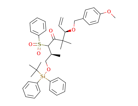 (2S,6R)-1-[(tert-butyldiphenylsilyl)oxy]-6-[(4-methoxybenzyl)oxy]-3-(phenylsulfonyl)-2,5,5-trimethyloct-7-en-4-one